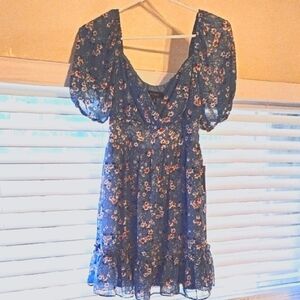 B. Smart Junior Girl Lined Chamb/Multi Color Ruffled Dress, Size: 3, NWT